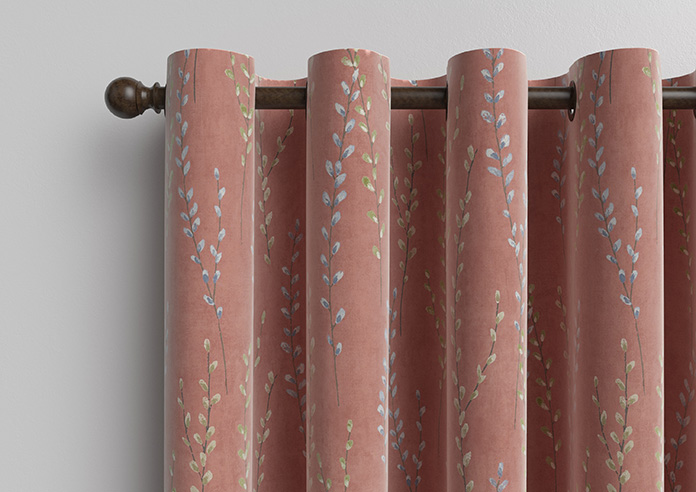 Willow Field, French Coral - Made to Measure Curtains - Image 12